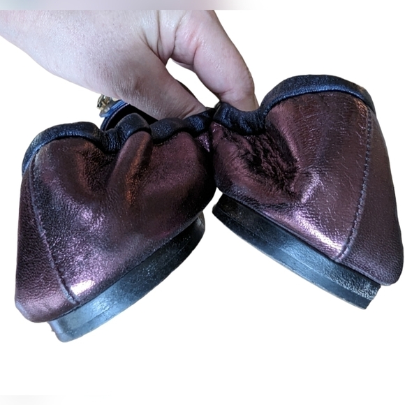 Miu Miu purple embellished jewel ballet flats sz EU 39.5 - Picture 6 of 12